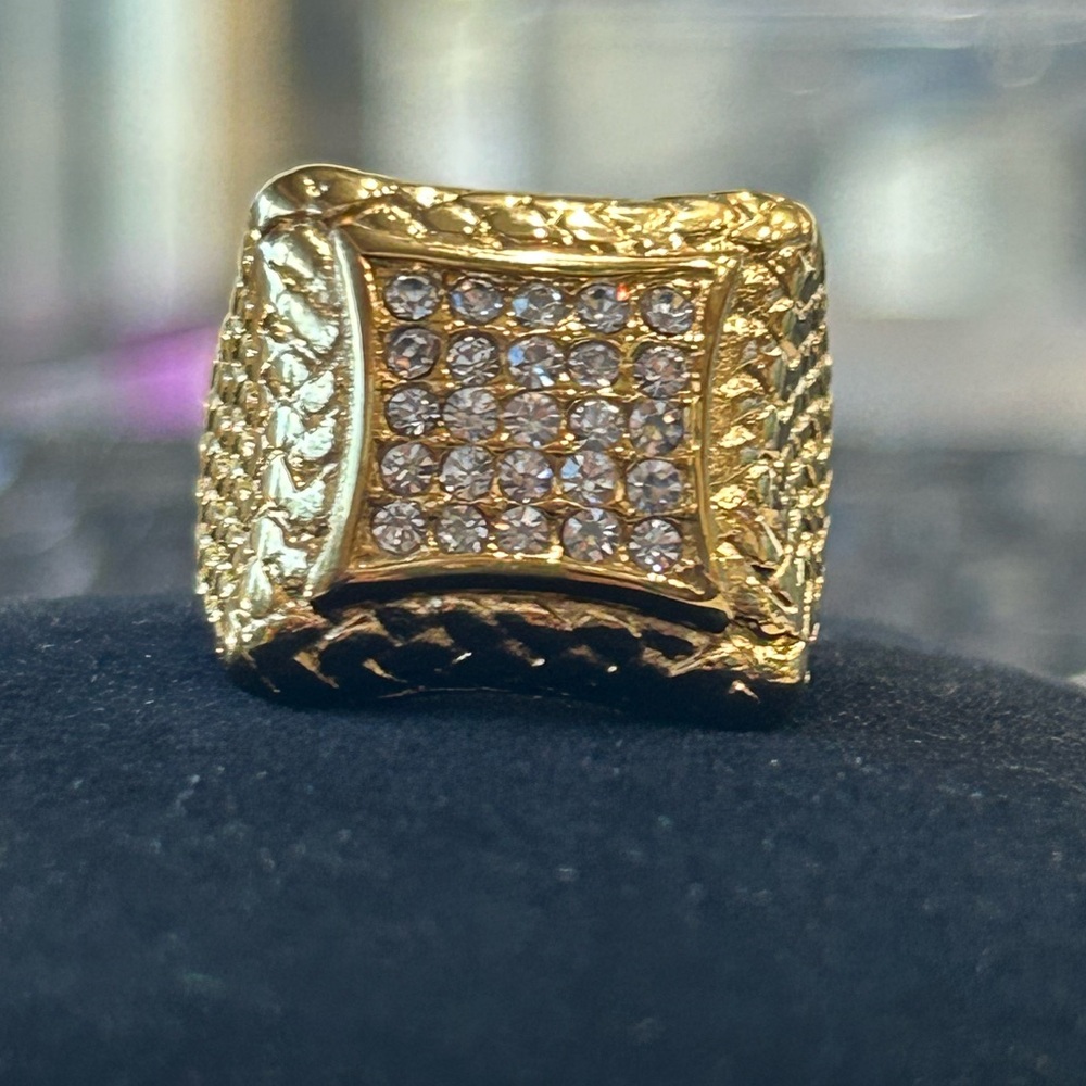 Solid Mens “Scale Skin” quality ring - Picture 8 of 10